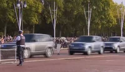 UK PM Rishi Sunak pays a visit to King Charles in an all Range Rover convoy: WATCH