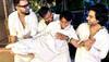 Ajay Devgn shares pics from Diwali celebration, caption reminds netizens of Amitabh Bachchan's 'Mohabbatein'-See