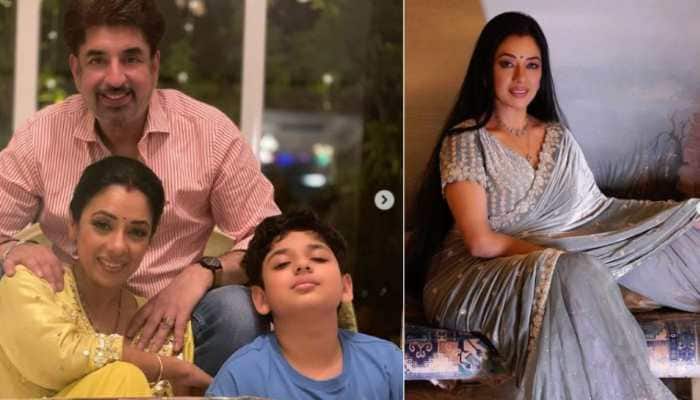 &#039;Anupamaa&#039; star Rupali Ganguly shares adorable Diwali pics with her husband and son-See