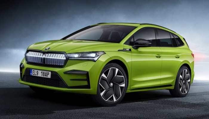 Skoda Enyaq RS iV breaks cover with &#039;Mamba Green&#039; paint scheme: Range, design, features &amp; more