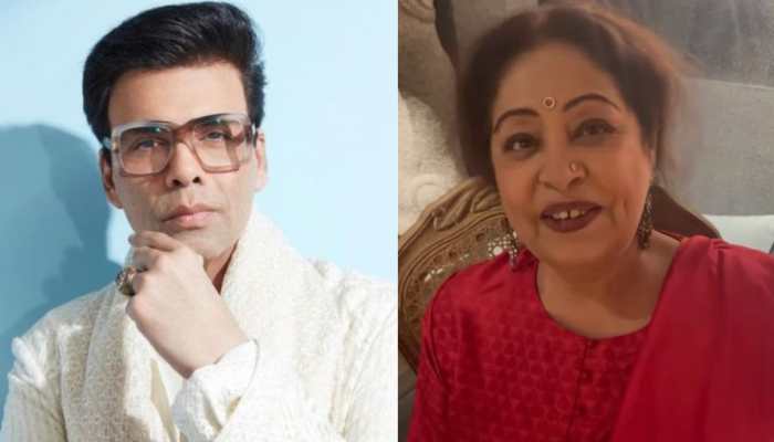 Kirron Kher roasts Karan Johar at Diwali party, says, ‘Tu jo ye anarkali ban ke aaya hua hai na...’- Watch 