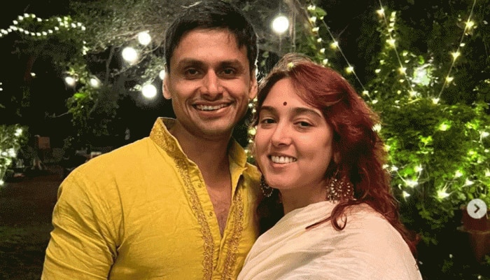 Aamir Khan&#039;s daughter Ira Khan celebrates Diwali with fiance Nupur Shikhare, check their adorable pics