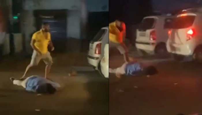 UP violence: Man brutally SMASHED with a brick over parking row; incident caught on camera