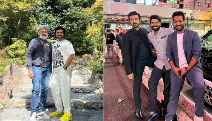 Ram Charan drops PICS with SS Rajamouli and Jr NTR from Japan trip, says, ‘how could I miss a once-in-a-lifetime chance...’ 