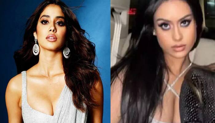 Netizens take a dig at Nysa Devgan for plastic surgeries, call her 'almost like Janhvi Kapoor...'