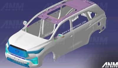 Upcoming Toyota Innova Hycross hybrid MPV leaked, design details revealed