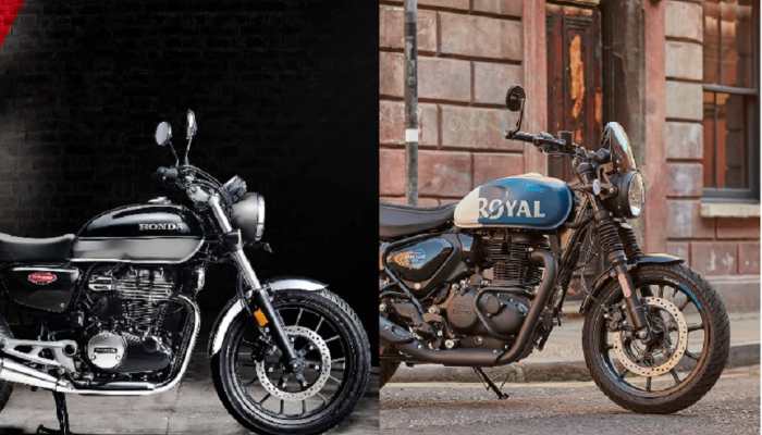 Royal Enfield Hunter 350 outperforms Honda CB350 H&#039;ness and CB350 RS combined