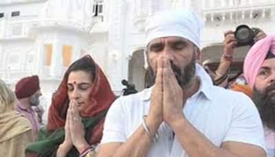 Suniel Shetty visits Golden Temple in Amritsar, feels 'there is a different kind of satisfaction that leaves my eyes filled with tears'