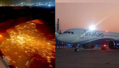 Narrow escape for IndiGo passengers, Delhi-Bengaluru flight catches FIRE during takeoff: Watch Video