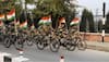 Border Security Force troops hold cycle rally in Srinagar to celebrate National Unity Day