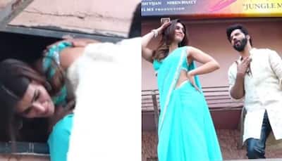 Kriti Sanon BRUTALLY trolled for climbing cinema hall's roof to dance on 'Thumkeshwari'