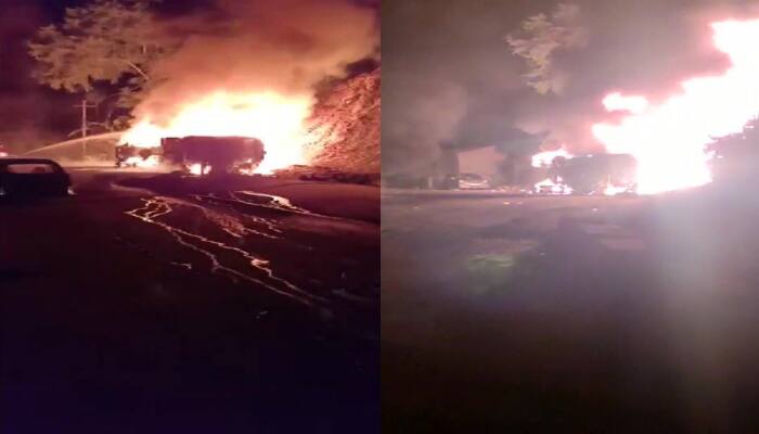Mizoram: 4 dead, 10 injured as petrol-carrying tanker catches fire 