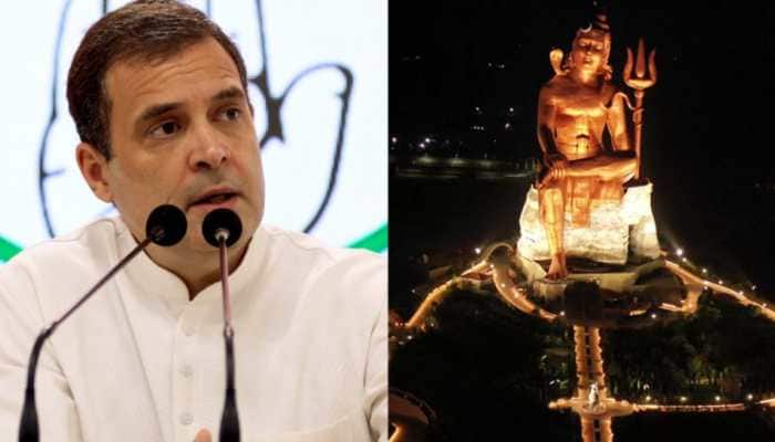 &#039;Rahul Gandhi is a Shiv Bhakt&#039;: Ashok Gehlot after unveiling world&#039;s tallest Lord Shiva statue