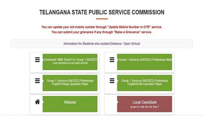 TSPSC 2022: Telangana group 1 answer key RELEASED on tspsc.gov.in- Direct link to download here