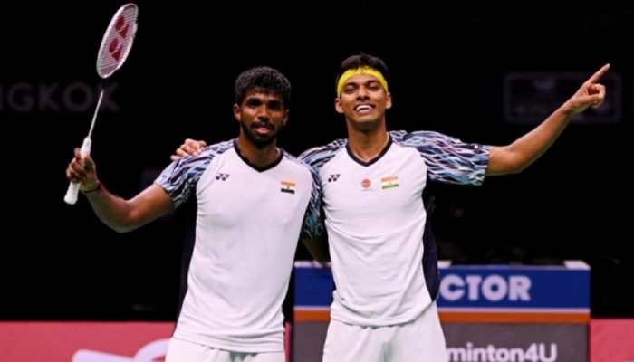 French Open badminton 2022 Satwiksairaj Rankireddy and Chirag Shetty clinch mens doubles crown Other Sports News Zee News
