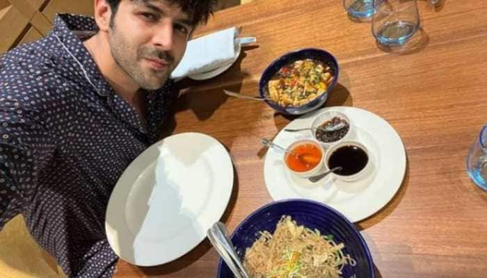 Kartik Aaryan enjoys Chinese food, says, ‘Kaun kehta hai diet food tasty nahi hota?’ 