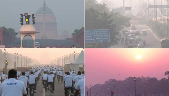 Delhi saw eye-stinging smog as air quality neared the &#039;severe&#039; zone today