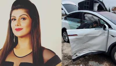 Salman Khan's Judwaa co-star Rambha's car crashes into intersection, asks fans to pray for daughter Sasha