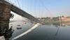 hanging bridge of morbi collapses