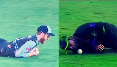 Watch: Kane Williamson does a Ahmed Shehzad, claims a dropped catch of Jos Buttler, Twitter reacts