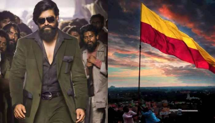 KGF star Yash celebrates Karnataka Day, shares flying Kannada flag- SEE PIC 