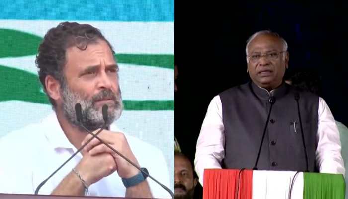 Who will be Congress&#039; PM candidate in 2024 LS elections? Mallikarjun Kharge&#039;s answer, with Rahul Gandhi on stage