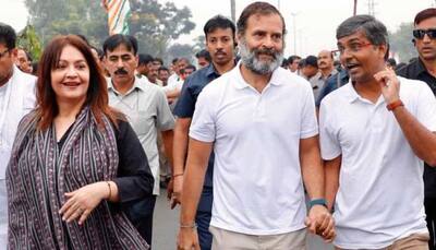 Actress Pooja Bhatt extends support to 'Bharat Jodo Yatra', joins Rahul Gandhi briefly in Telangana