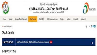 CSAB 2022 seat allotment result for NEUT RELEASED at csab.nic.in- Direct link to check scorecard here