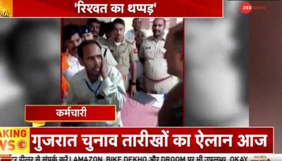 SHOCKING: Furious over BRIBERY, BJP MP publicly SLAPS employee inside government office -WATCH
