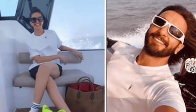 Deepika Padukone-Ranveer Singh have some fun moments on yacht, check out their vacation video