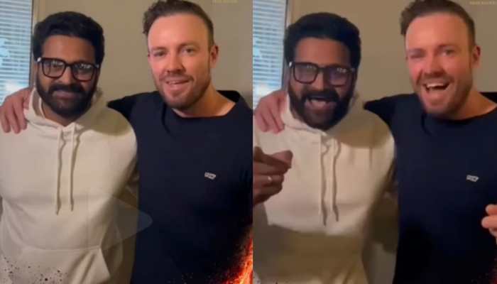 Kantara star Rishab Shetty meets AB de Villiers, fans are going nuts- WATCH