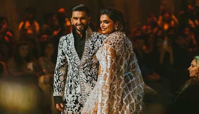 Ranveer Singh sends a flying kiss to wife Deepika Padukone's poster, actress blushes and says 'find someone who...'
