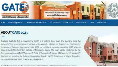 GATE 2023 Correction window to open on Nov 8 at gate.iitk.ac.in- Check details here