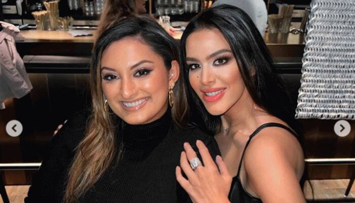 Sanjay Dutt's daughter Trishala Dutt looks HOT as she poses against bar counter in all-black leather attire: PICS
