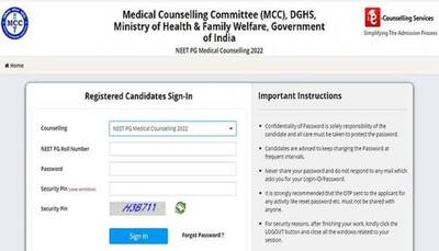 NEET PG Counselling 2022 choice filling ends TODAY for Mop Up Round on mcc.nic.in- Direct link here