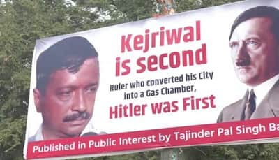 'Kejriwal turned Delhi into gas chamber like Hitler': BJP puts up shocking poster