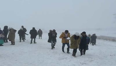 Kashmir receives season's first major snowfall, tourist footfall increases