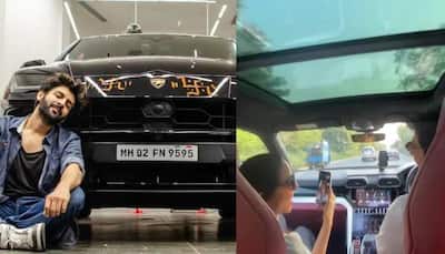 Actor Kartik Aaryan takes his Lamborghini Urus SUV out for a spin in Ahmedabad: Watch Video