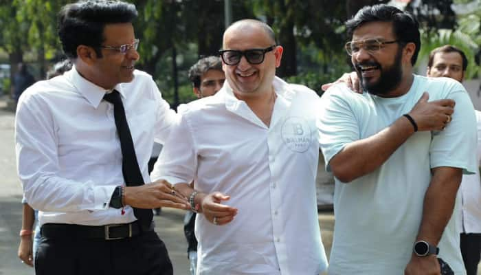 Manoj Bajpayee, Vinod Bhanushali, Apoorv Singh Karki have fun on sets of their upcoming courtroom drama- PICS