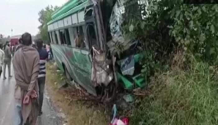 Three including 13-year-old girl killed, 17 injured in bus collision at JK&#039;s Samba district