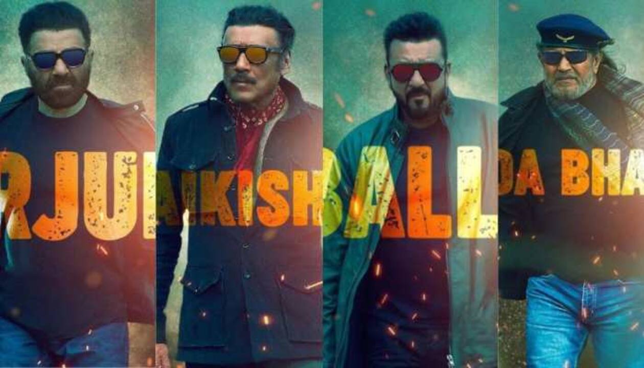 Sunny Deol Xx Local Video - Sunny Deol unveils first-look posters of Sanjay Dutt, Jackie Shroff and  Mithun Chakraborty from upcoming film | Movies News | Zee News