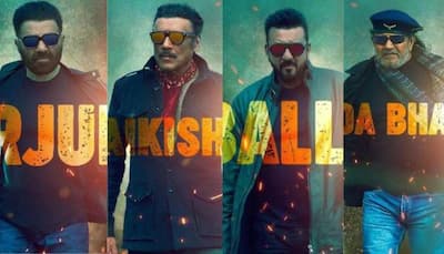 Sunny Deol unveils first-look posters of Sanjay Dutt, Jackie Shroff and Mithun Chakraborty from upcoming film 