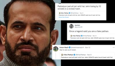 'Grace my foot': Irfan Pathan BRUTALLY trolled by Ex-PAK players and fans after India gets knocked out of T20 WC