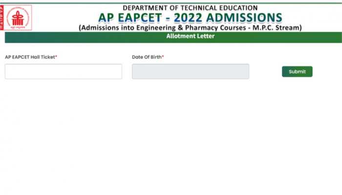 AP EAMCET Counselling 2022: Special round seat allotment result RELEASED at eapcet-sche.aptonline.in- Direct link to check allotment here AP EAMCET Counselling 2022: Special round seat allotment result RELEASED at eapcet-sche.aptonline.in- Direct link to check allotment here