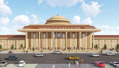PM Narendra Modi lays foundation stone for redevelopment of Visakhapatnam Railway station