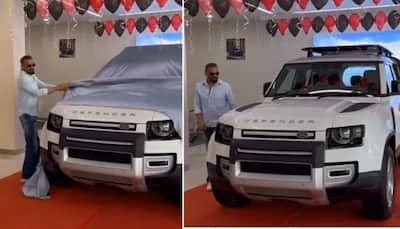 Suniel Shetty buys new Land Rover Defender SUV worth over Rs 1.5 crore, check PICS
