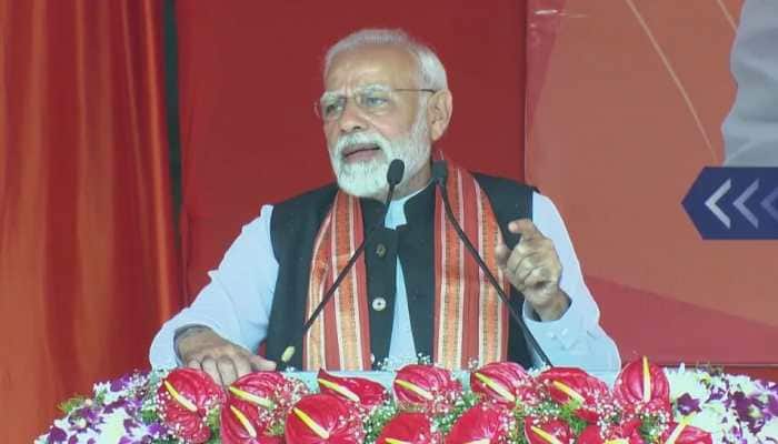 &#039;The party that people of Telangana trusted did biggest betrayal&#039;: PM Modi attacks TRS in Begumpet rally