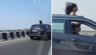 Hanging out of your car sunroof may cost dearly; Mumbai woman gets challaned, details here