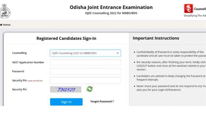 OJEE Round 2 Counselling Merit list to be RELEASED TODAY at 5 PM at ojee.nic.in- Steps to register here