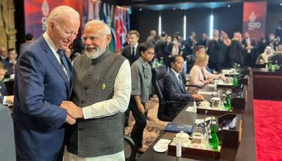G20 Summit: PM Narendra Modi, US President Biden shake hands, share warm hug in Bali - See PICS